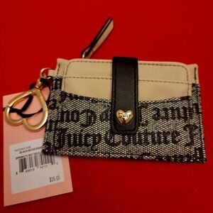 Cute black and beige Juicy Couture Card Wallet